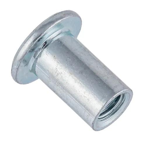 Гайка мебельная, "Эриксона", плоская головка, цинк белый M6/15x10 уп 5 шт snapt - 325831