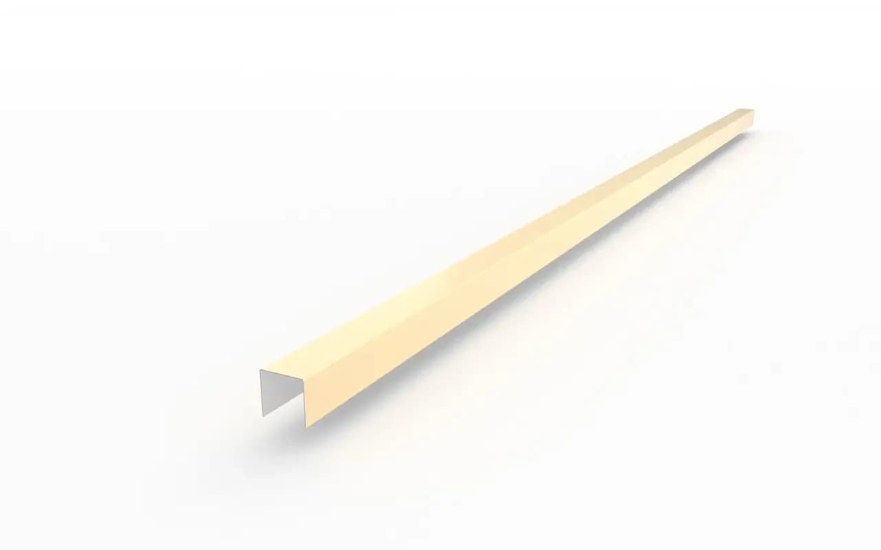 Планка П-подібна 20*2000мм матова 0,45мм РЕМА RAL 8017 - 090590923