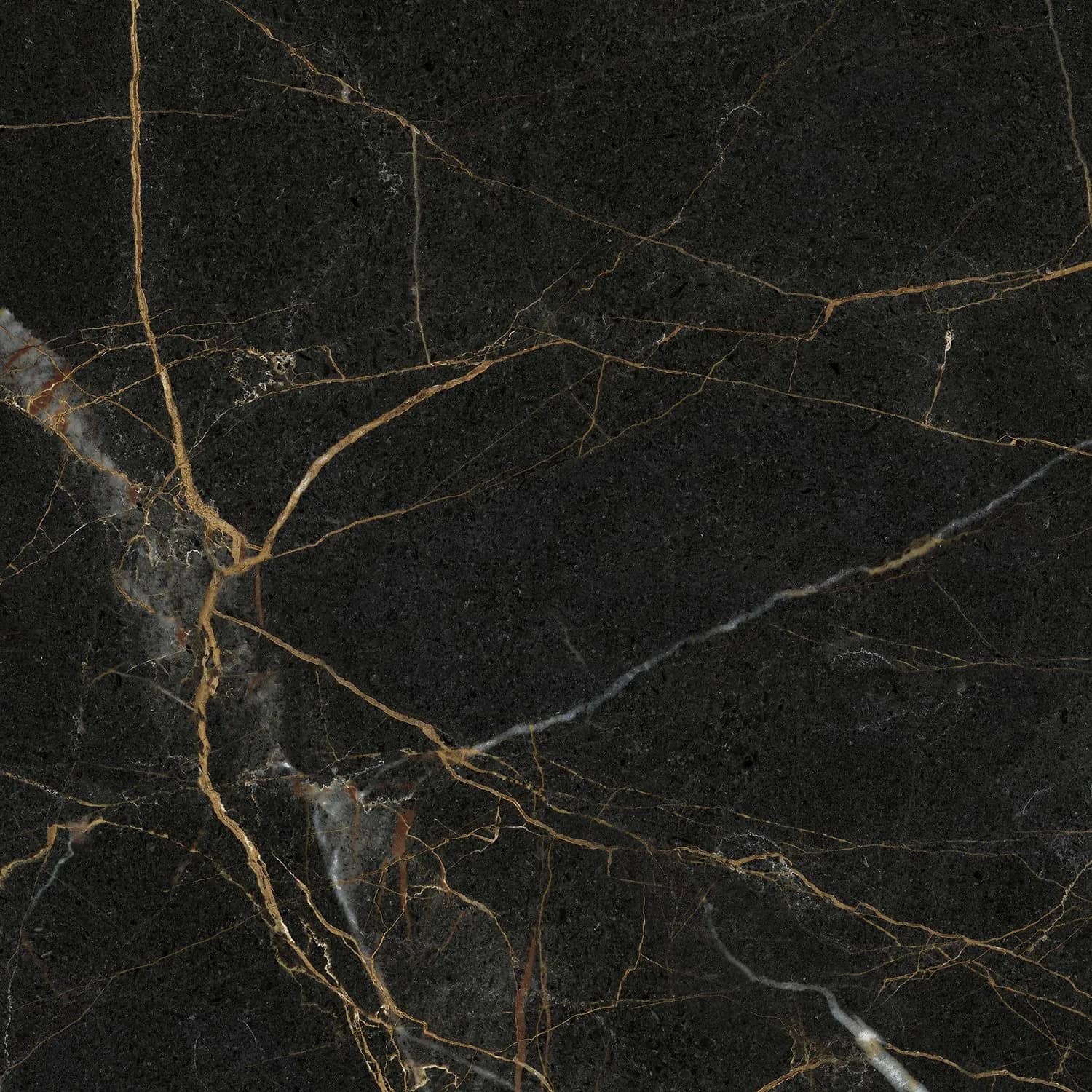 Плитка Marmo Perlanera чорний 600x600x8 - 445619181