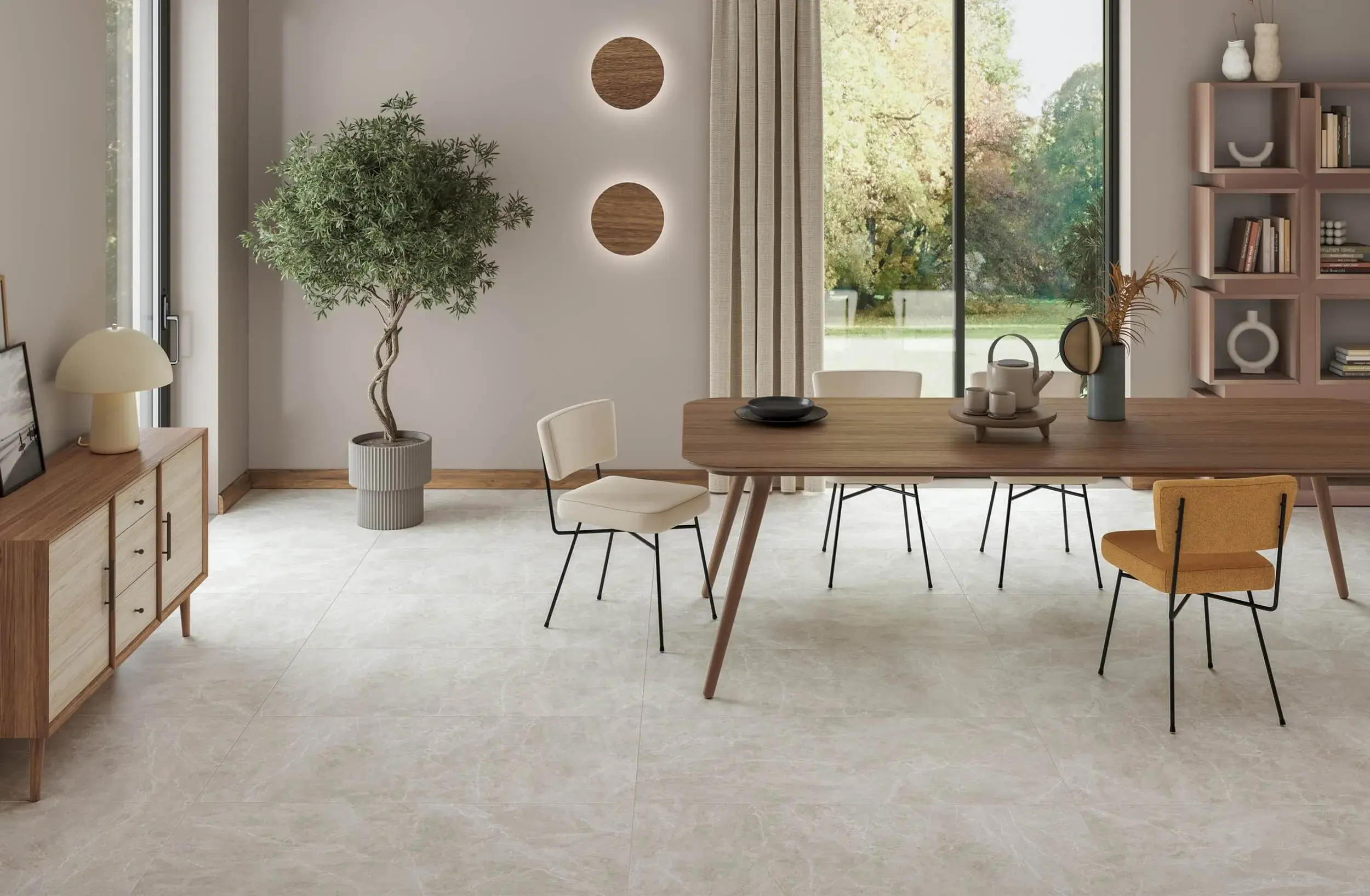 Плитка Sky Stone кремовий 1200x600x8 - 329572