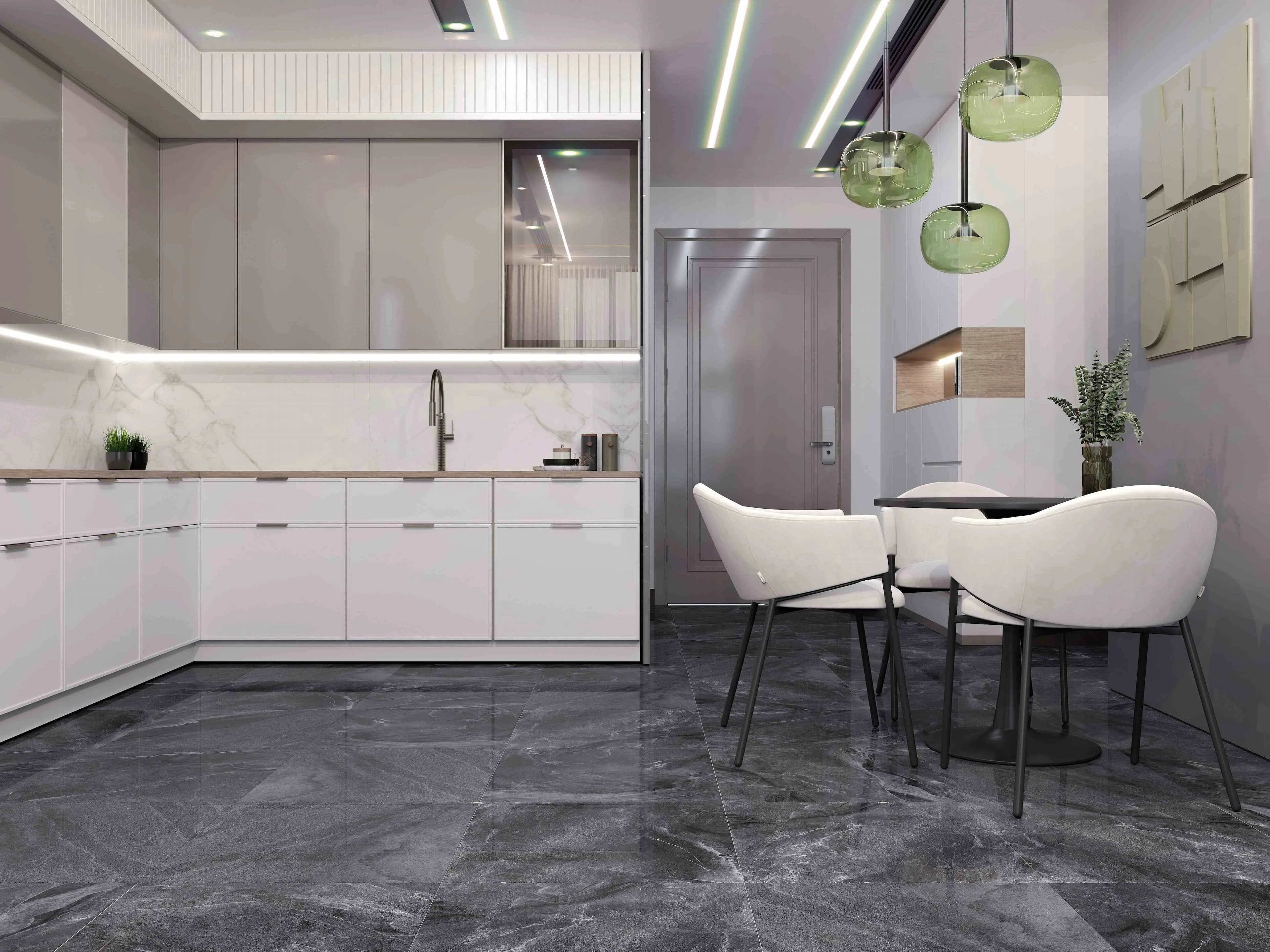 Плитка Black Rock темно-сірий 595x595x11 - 082910173