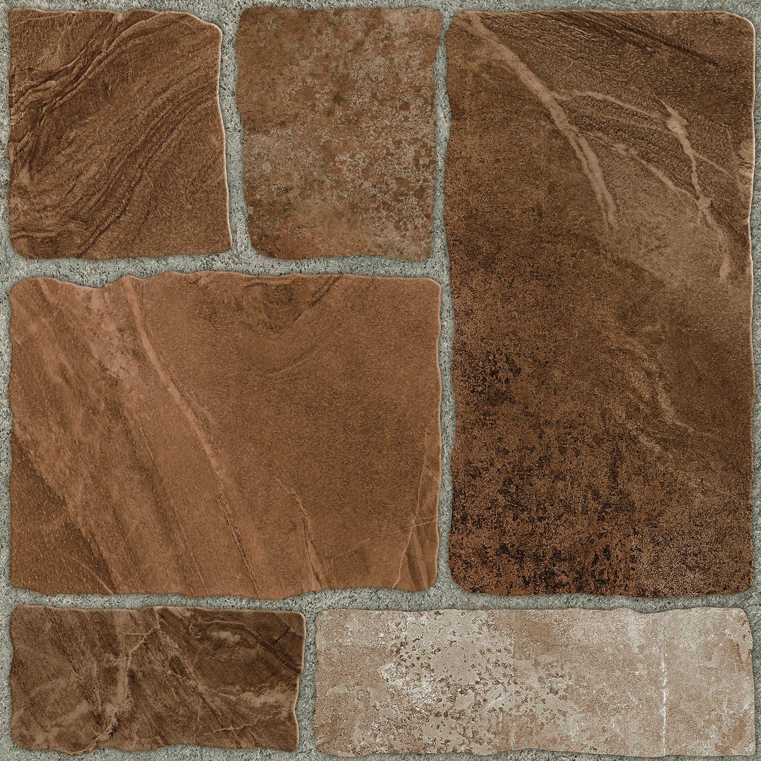 Плитка Stone Brick теракотовий 300x300x7 - 329610