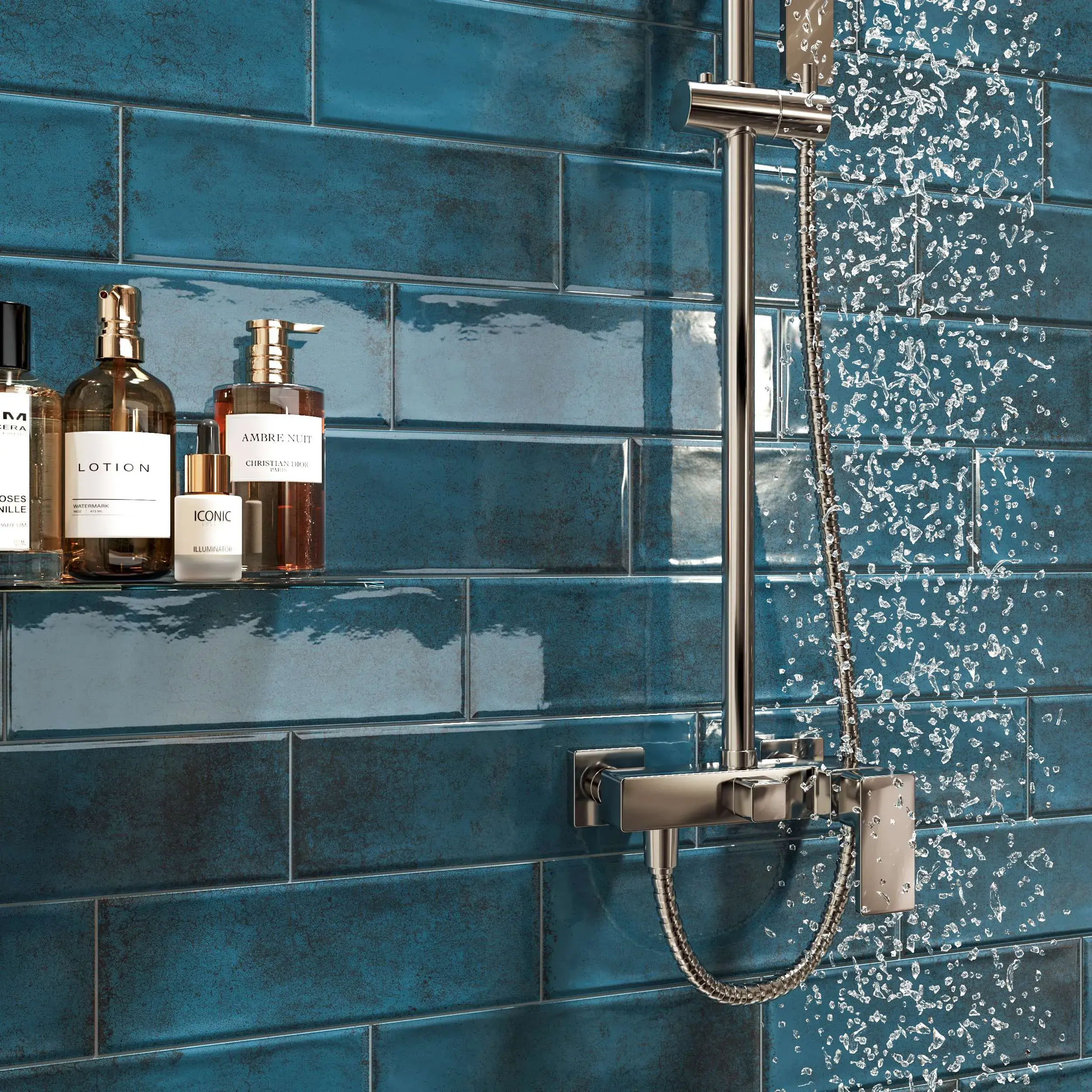 Плитка Vintage синий 100x300x7 - 329629