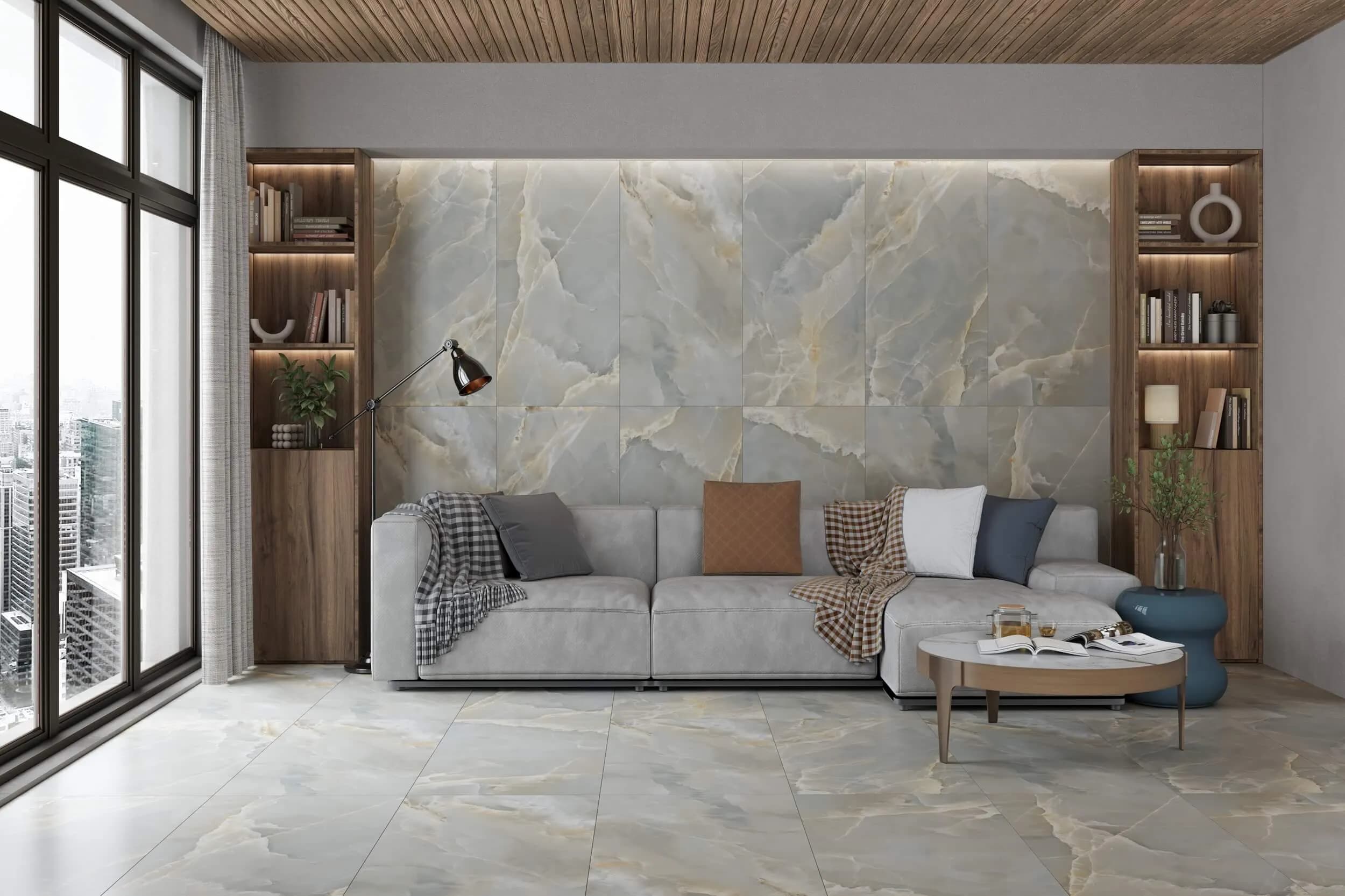 Плитка Onyx Rio Grande світло-сірий 1200x600x8 - 054031082