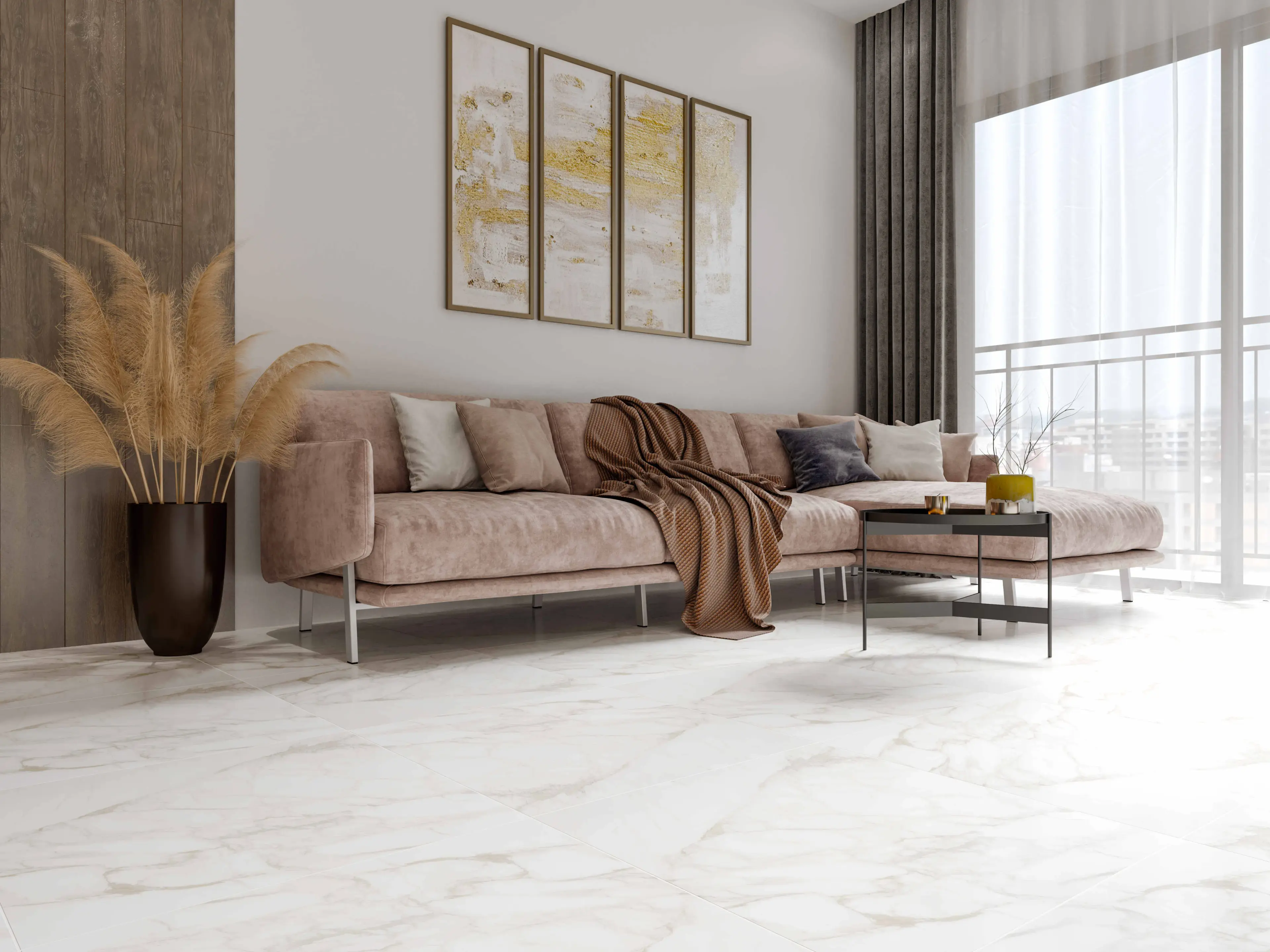 Плитка Imperial білий 1200x600x8 - 329802