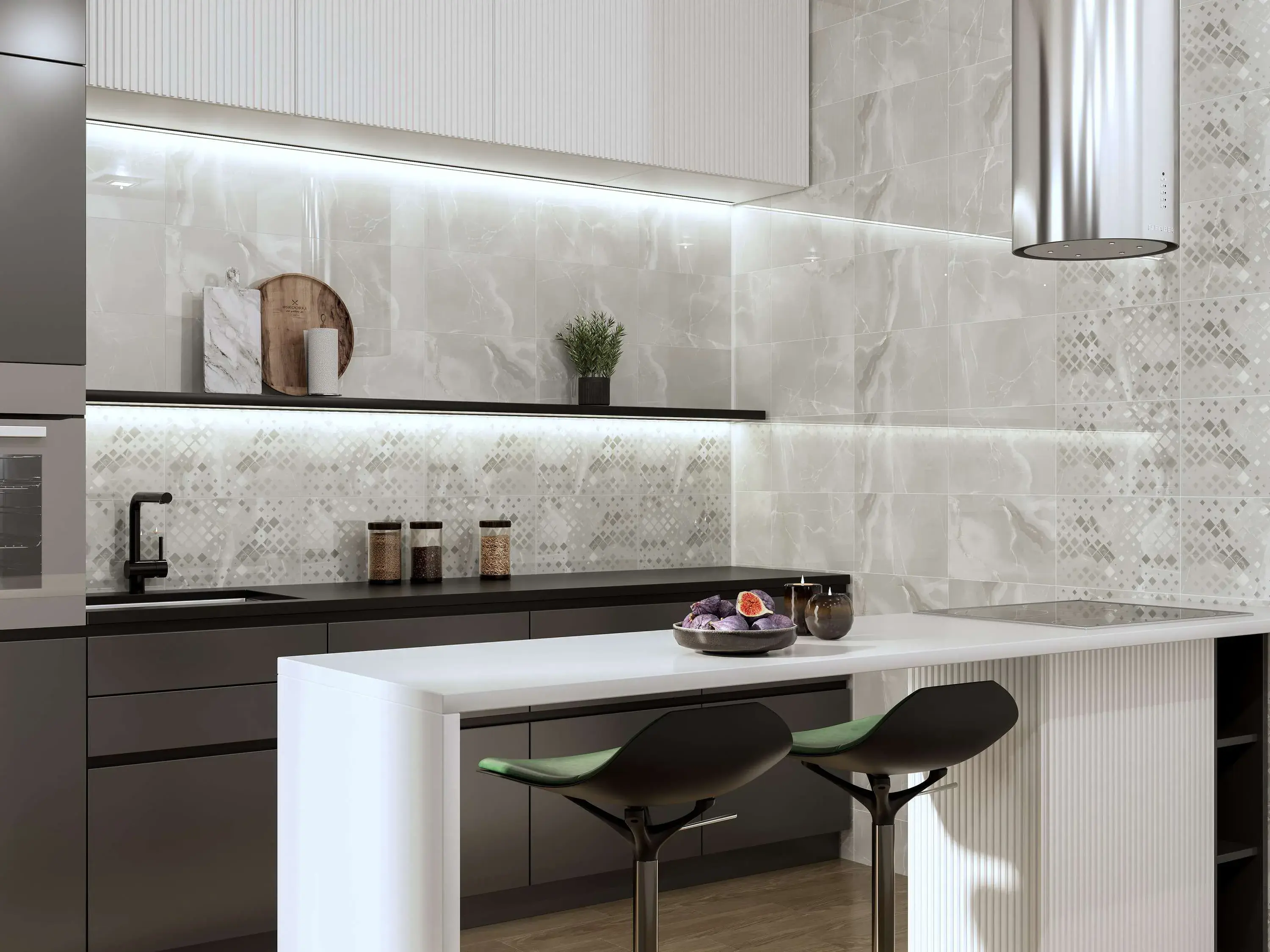 Плитка Onyx Story сірий 250x400x7.5 - 329930