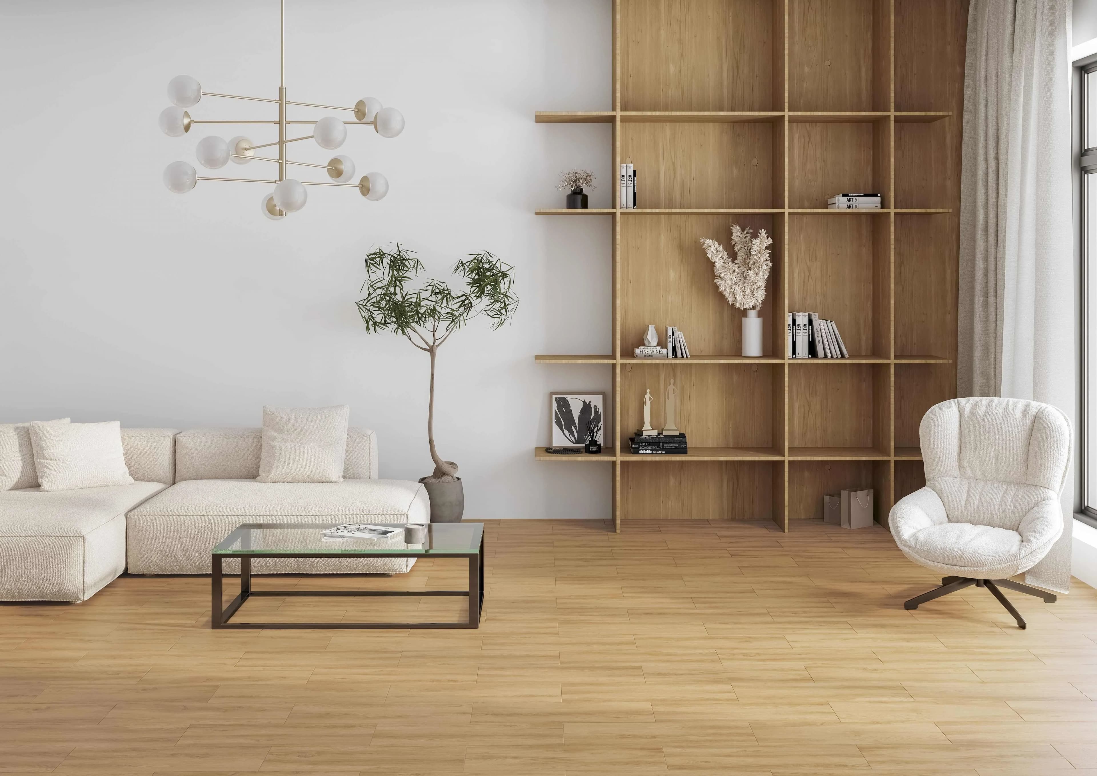 Плитка Sunny Wood бежевий 200x650x7 - 895116189