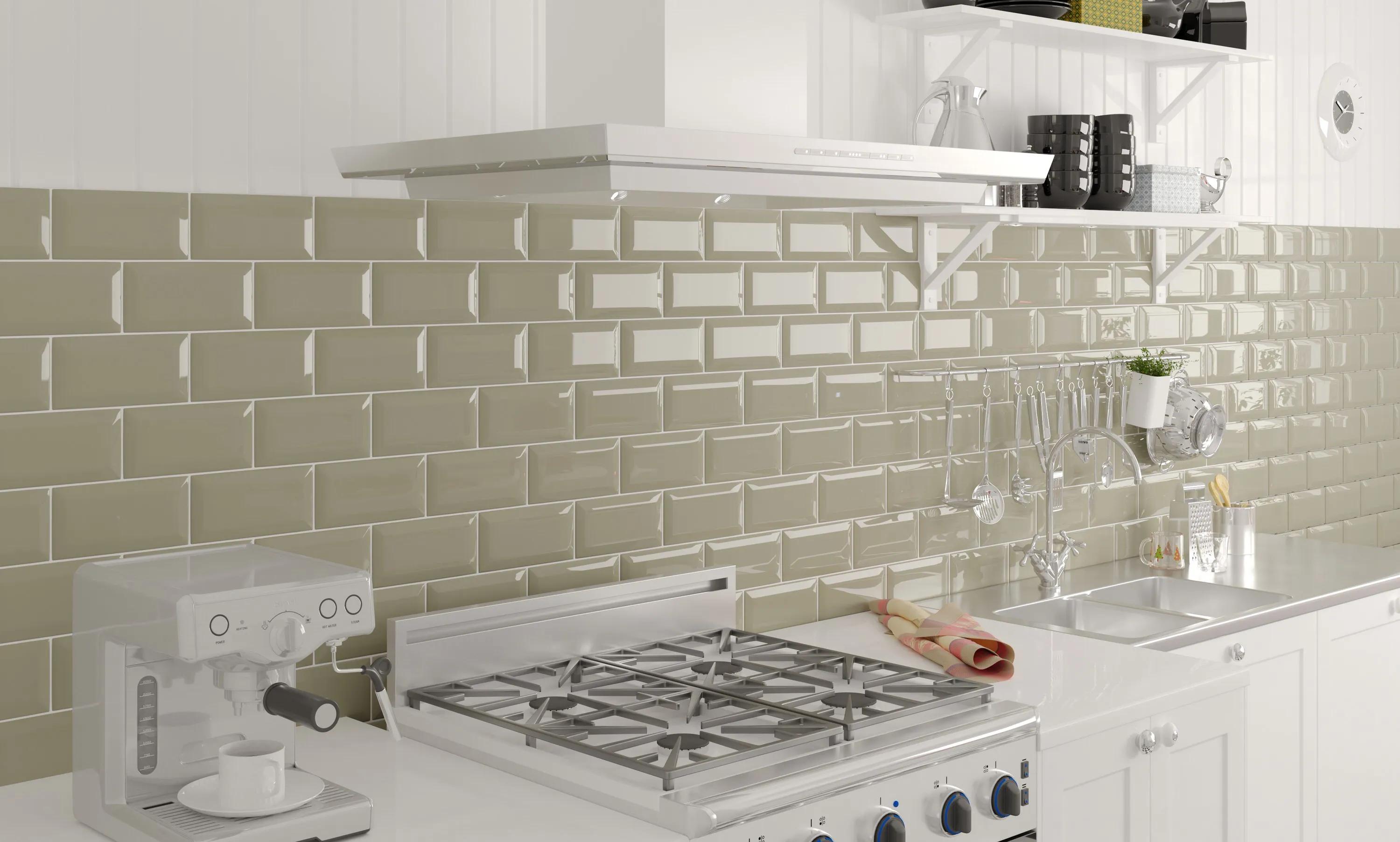 Плитка Metrotiles оливковий 100x200x7 - 330001