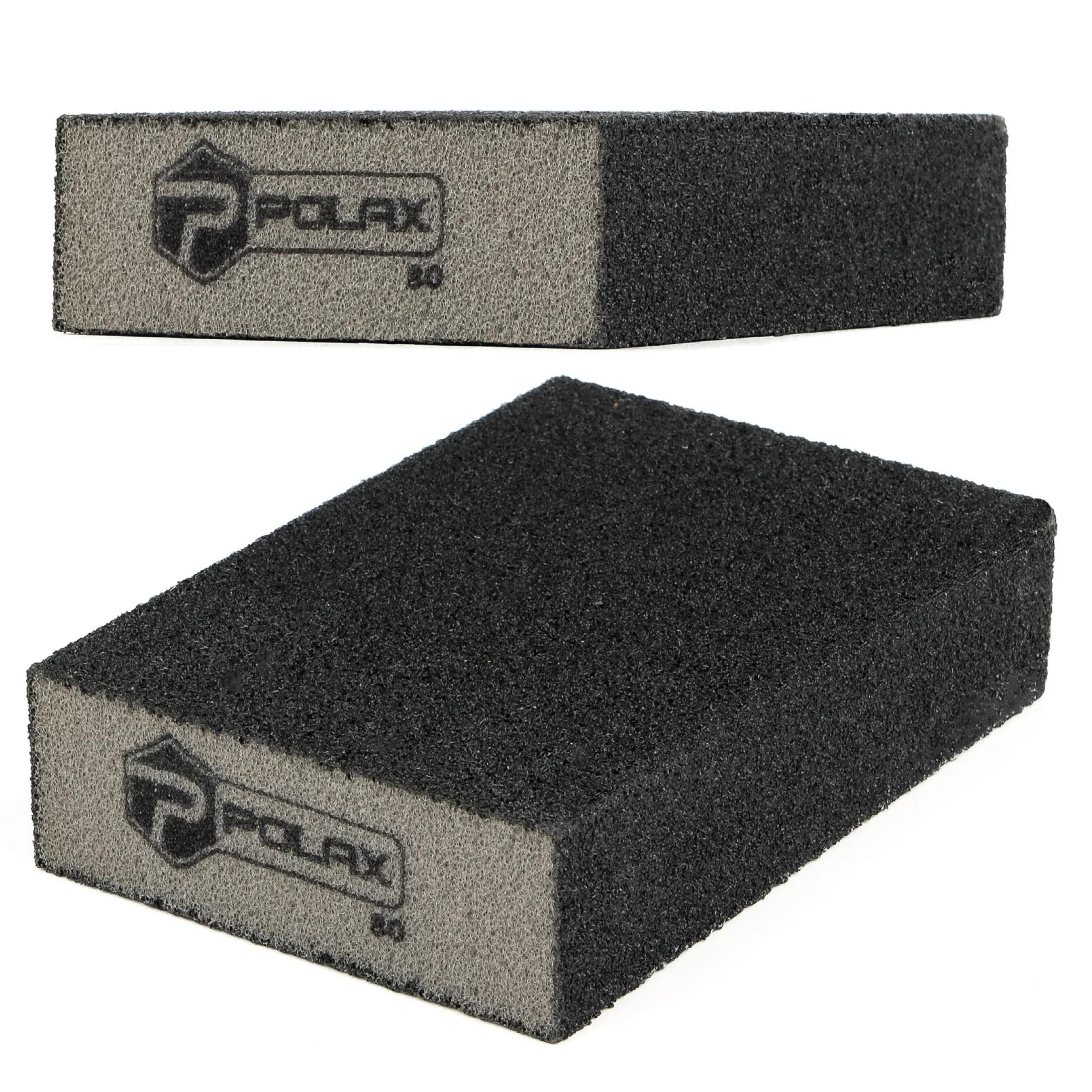 Губка шліфувальна P80 Polax пряма 110х70х25 мм (54-189) - 913873531