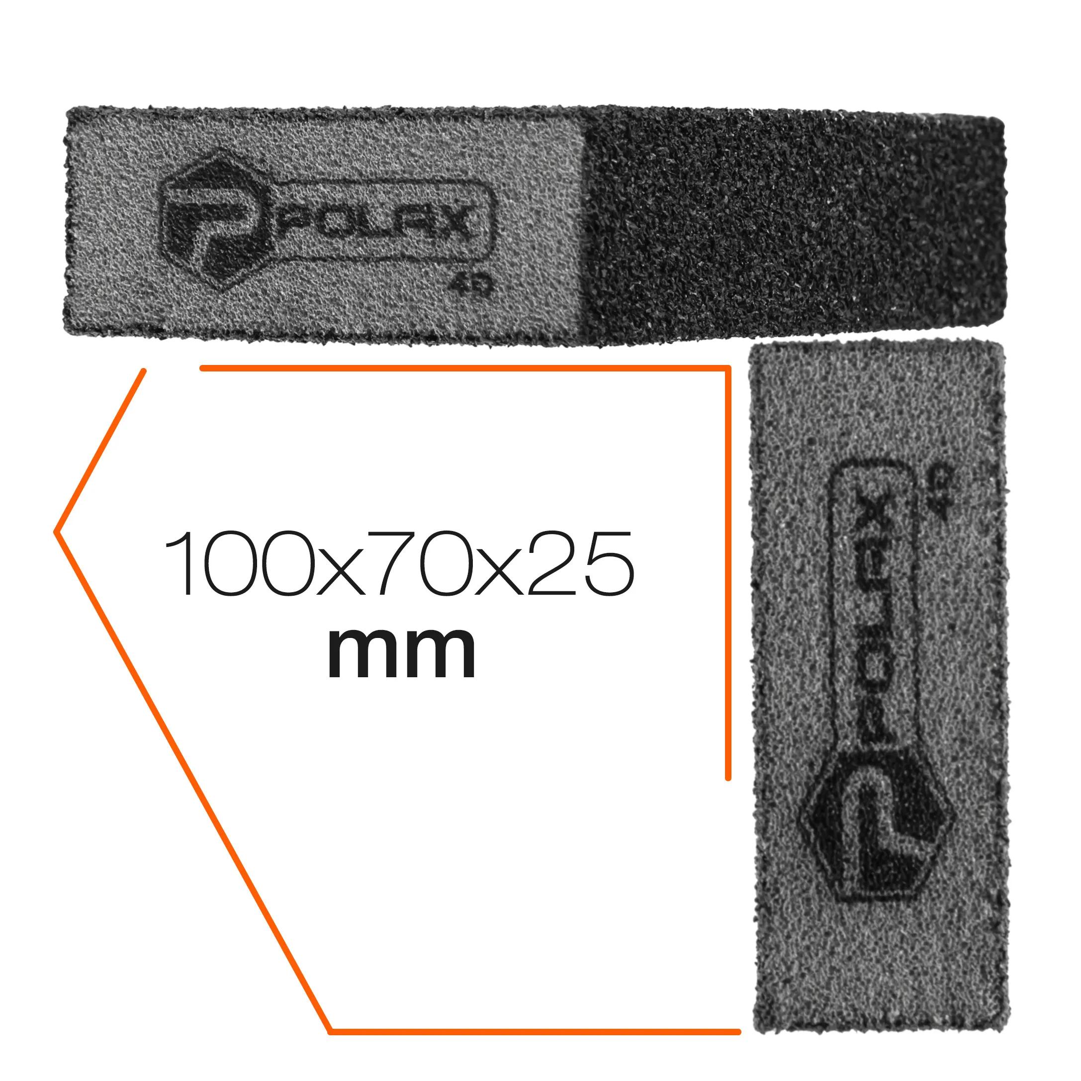 Губка шліфувальна P40 Polax пряма 100х70х25 мм (54-228) - 935799572