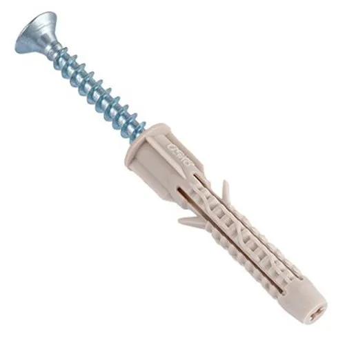 Дюбель універсальний, UPN, нейлон, з шурупом, потайна головка, 6x35/4x40, PZ2 уп 500 шт snapt - 336164