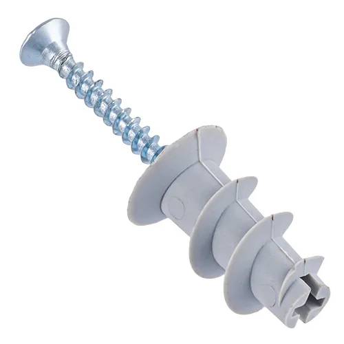 Дюбель для гипсокартона DRIVA, GKPN, нейлон, с шурупом 13x22/4x25 уп 100 шт snapt - 337261