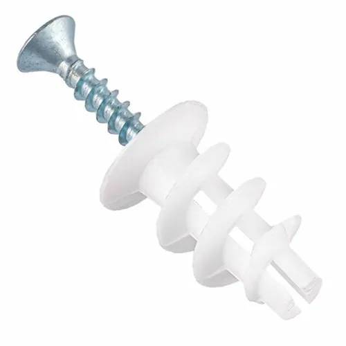 Дюбель для гiпсокартону DRIVA, поліпропілен, з шурупом 6x23/3,5x35 уп 25 шт snapt - 337342
