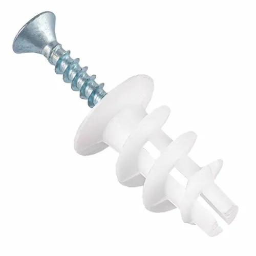 Дюбель для гiпсокартону DRIVA, поліпропілен, з шурупом 6x23/3,5x35 уп 25 шт snapt - 337342