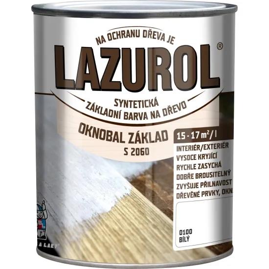 Грунтовка для окон и дерева LAZUROL OKNOBAL ZÁKLAD S2060, 0,6 л, белый - 337544