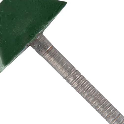 Цвях для кріплення ондуліну, ромбоподібна головка, зелений 3,2x70 уп 100 шт snapt - 786349048