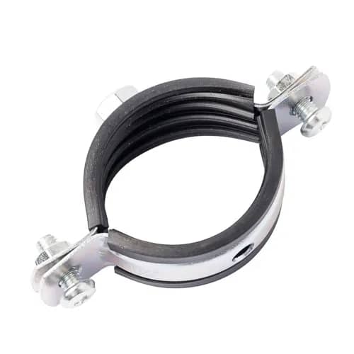 Хомут сантехнический, с вставкой EPDM, цинк белый, 3/4" (25-30)/M8 уп 5 шт snapt - 342904