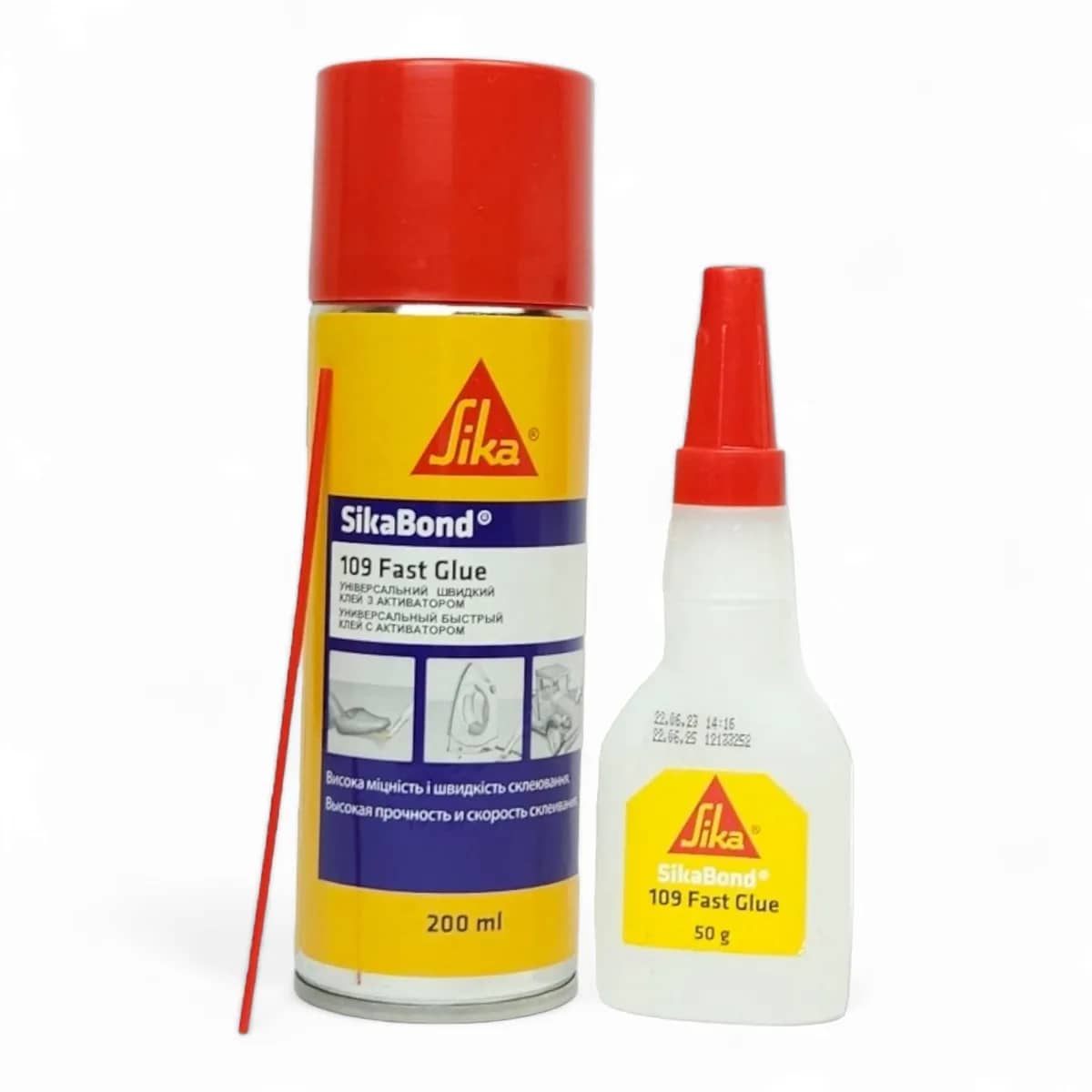 Универсальный быстрый цианоакрилатный клей SikaBond-109 Fast Glue (281722036) - 346671