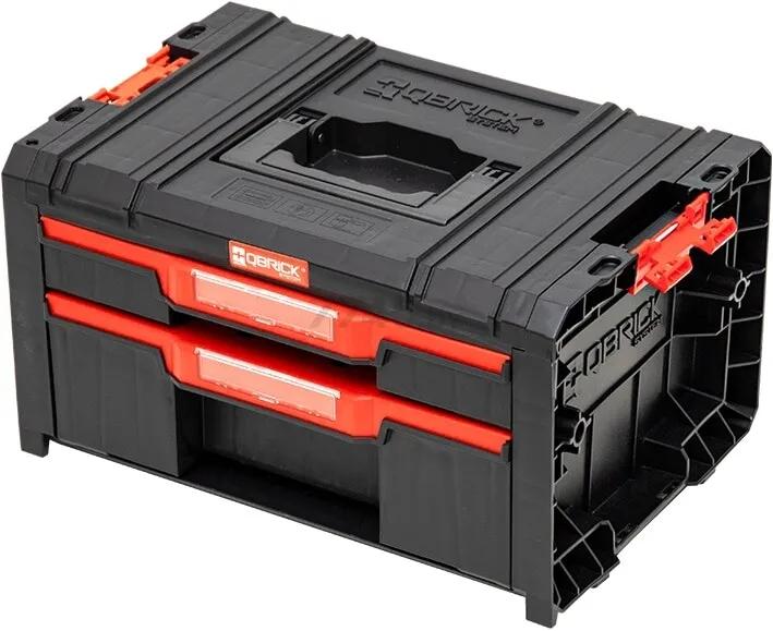 Ящик для інструментів, 18", 450x310x244, SYSTEM PRO Drawer 2 Expert, SKRQPROD2E2CZAPG001, QBRICK - 349504