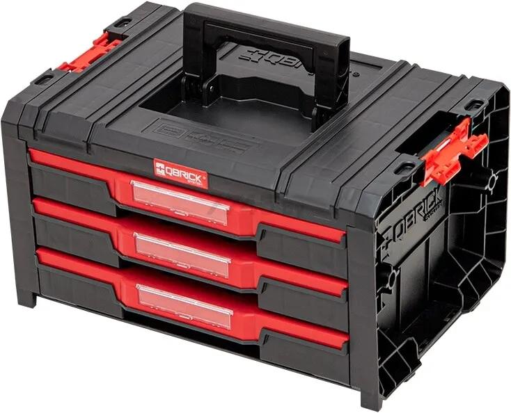 Ящик для інструментів, 18", 450x310x244, SYSTEM PRO Drawer 3 Expert, SKRQPROD3E2CZAPG001, QBRICK - 349509