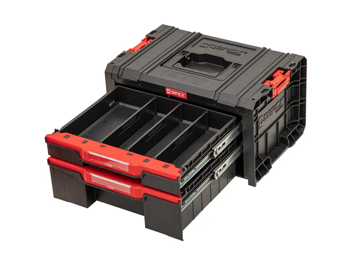 Ящик для инструментов, 18", 450x310x244, SYSTEM PRO Drawer 2 Basic, SKRQPROD2B2CZAPG001, QBRICK - 349557