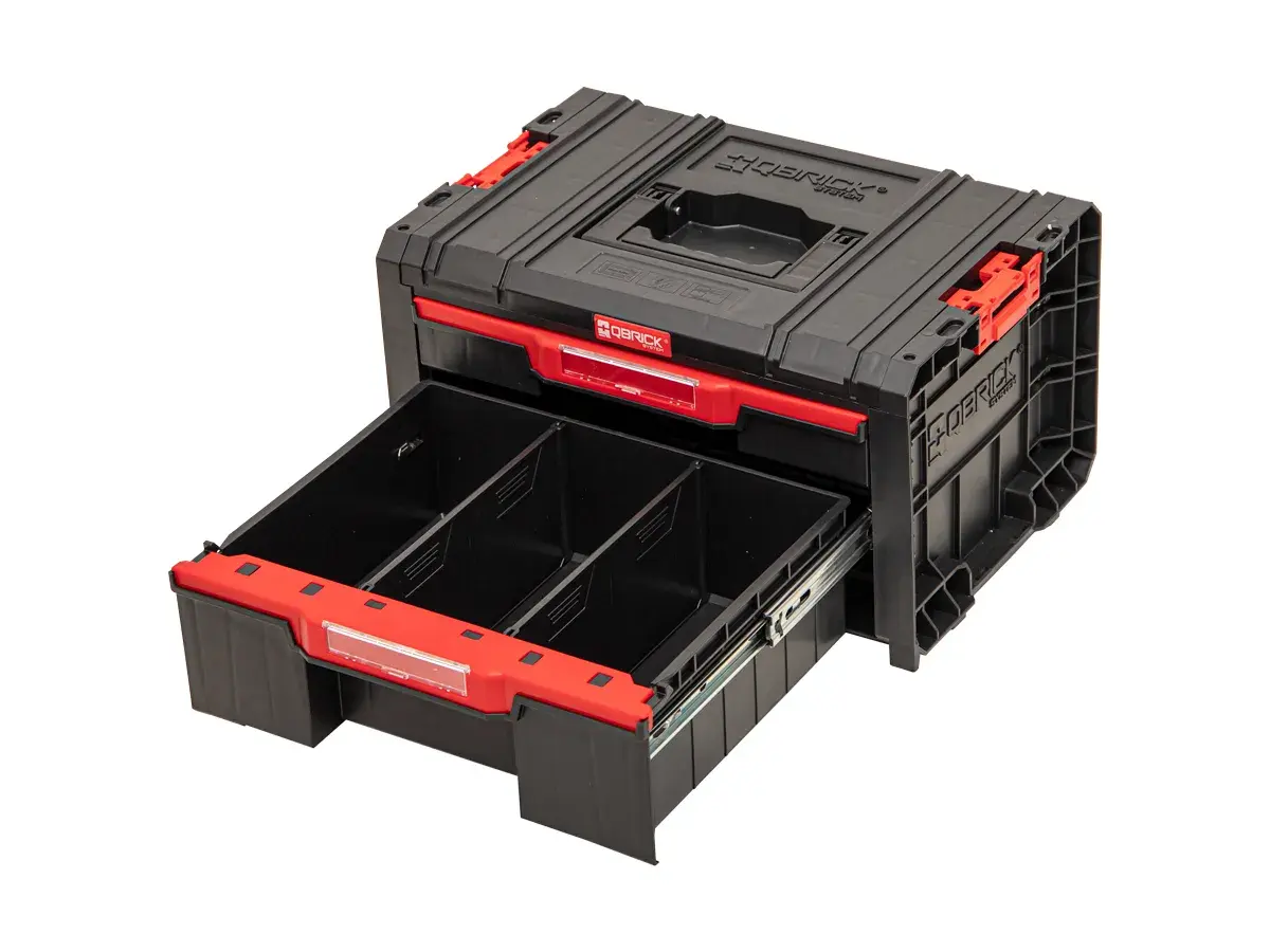 Ящик для инструментов, 18", 450x310x244, SYSTEM PRO Drawer 2 Basic, SKRQPROD2B2CZAPG001, QBRICK - 349558
