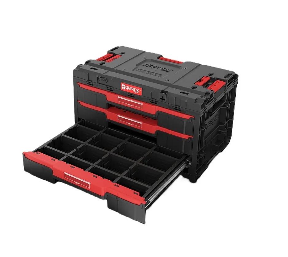 Ящик для инструментов, 23", 587x380x340, SYSTEM One Drawer 3 Toolbox 2.0, SKRQONED3CZAPG001, QBRICK - 349630