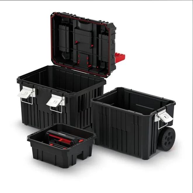 Ящик для інструментів на колесах, 18", 450x360x640 + ручка, HEAVY tool box, KHVWM, Kistenberg - 349693