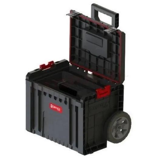 Ящик для інструментів на колесах, 18", 450x390x690, SYSTEM PRO Cart, SKRWQCPRO2CZAPG001, QBRICK - 349707