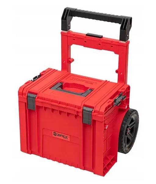 Ящик для інструментів на колесах, 19", 490x415x660, SYSTEM PRO Cart Plus Red, SKRWQCPRO2PCCZEPG001, QBRICK - 349715