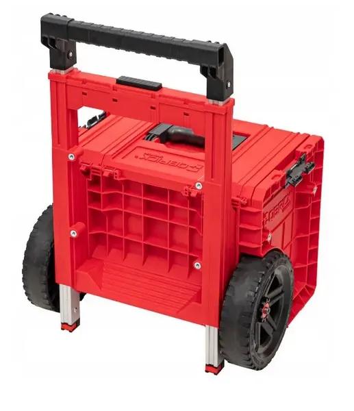 Ящик для інструментів на колесах, 19", 490x415x660, SYSTEM PRO Cart Plus Red, SKRWQCPRO2PCCZEPG001, QBRICK - 349717