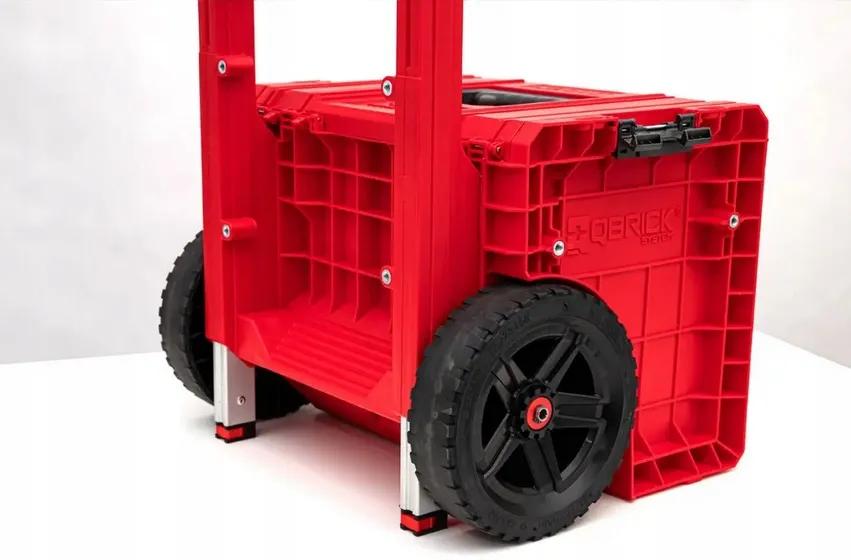 Ящик для інструментів на колесах, 19", 490x415x660, SYSTEM PRO Cart Plus Red, SKRWQCPRO2PCCZEPG001, QBRICK - 349720