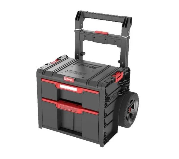 Ящик для інструментів на колесах, 20", 520x440x660, SYSTEM PRO Cart Plus Drawer 2, SKRWQCP2PD2CZAPG001, QBRICK - 349722
