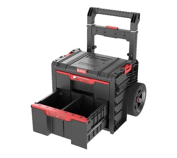 Ящик для інструментів на колесах, 20", 520x440x660, SYSTEM PRO Cart Plus Drawer 2, SKRWQCP2PD2CZAPG001, QBRICK - 349724