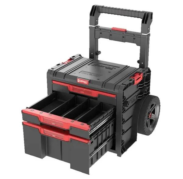 Ящик для інструментів на колесах, 20", 520x440x660, SYSTEM PRO Cart Plus Drawer 3, SKRWQCP2PD3CZAPG001, QBRICK - 349730