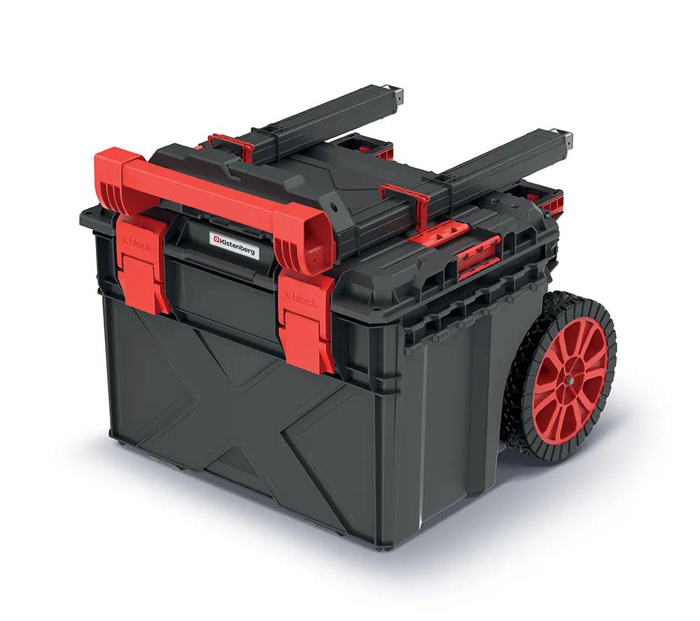 Ящик для інструментів на колесах, 21", 542x540x390 + ручка, X Block Base, KXBBASE, Kistenberg - 349746