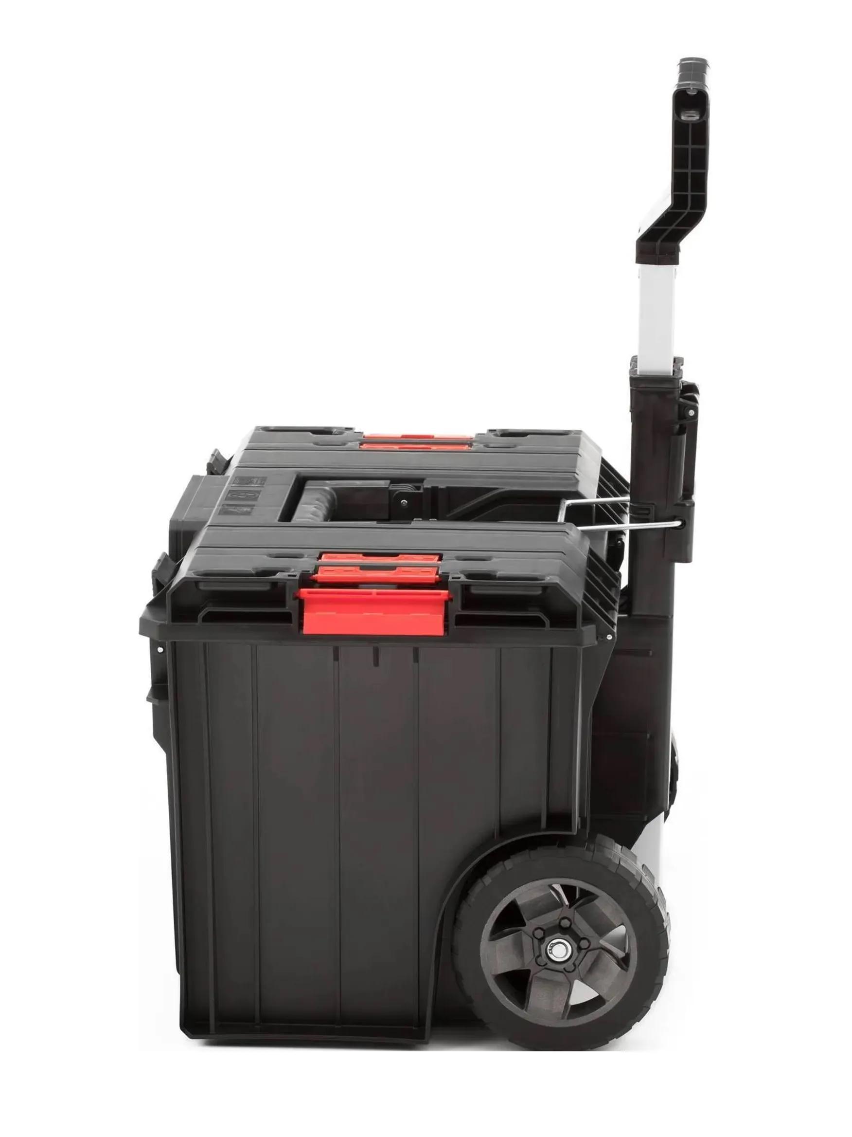 Ящик для инструментов на колесах, 23", 585x460x765, SYSTEM One Cart, SKRWQCARTONECZAPG001, QBRICK - 349751