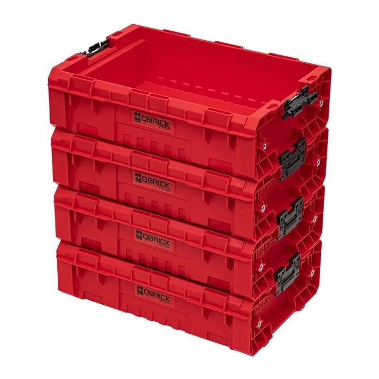 Відкритий ящик для інструментів, 18", 450x310x130, SYSTEM PRO Box 130 Red, SKRQPROB1302CZEPG001, QBRICK - 349786