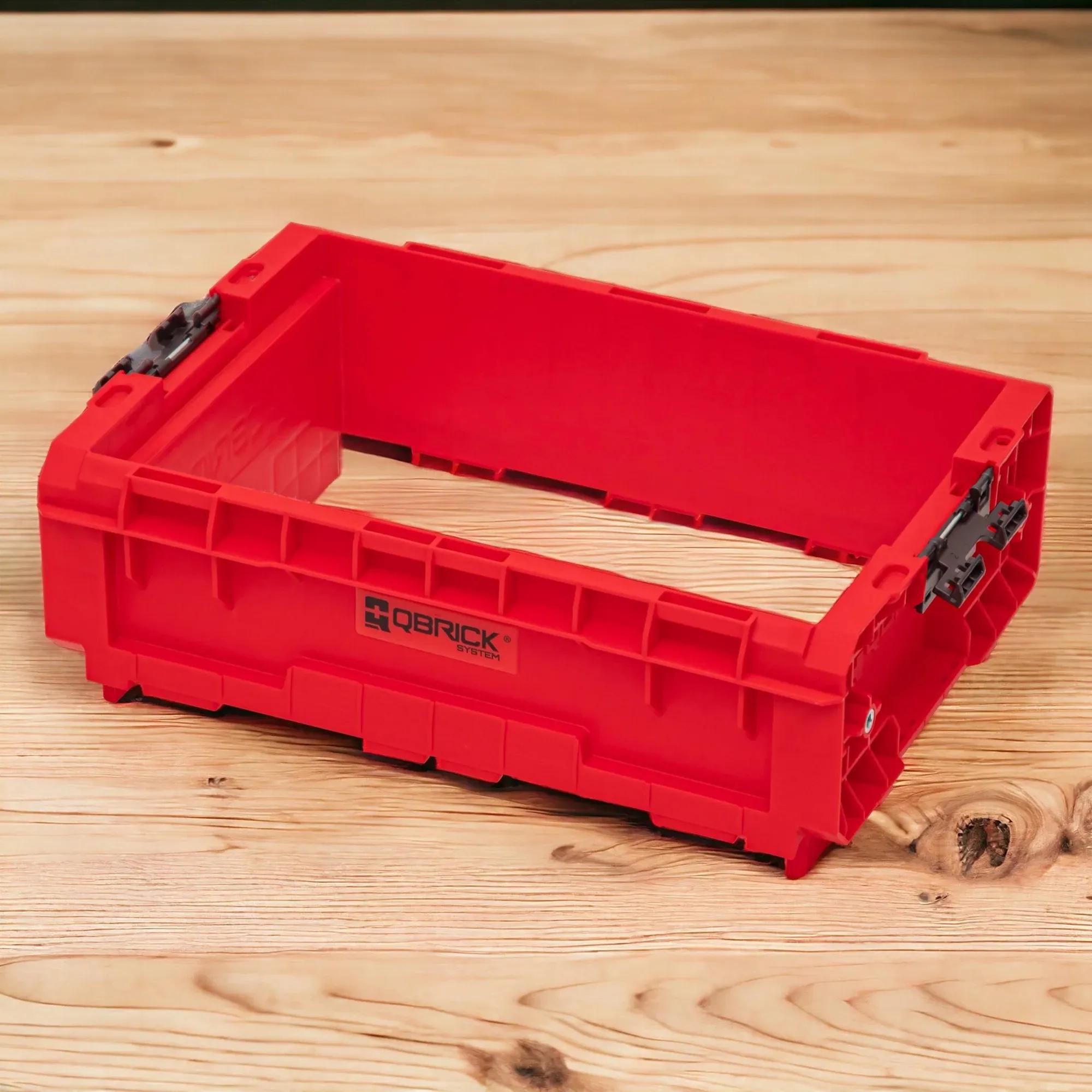 Відкритий ящик для інструментів, 18", 450x310x151, SYSTEM PRO Box Extender Red, SKRQPROBEX2CZEPG001, QBRICK - 349802