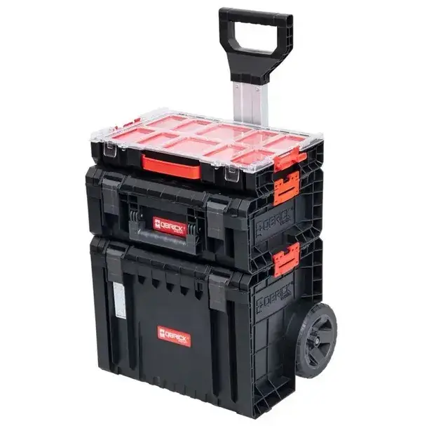 Набор ящиков для инструментов на колесах, 18", 450x390x690, SYSTEM PRO Set 4, Z256953PG001, QBRICK - 349853