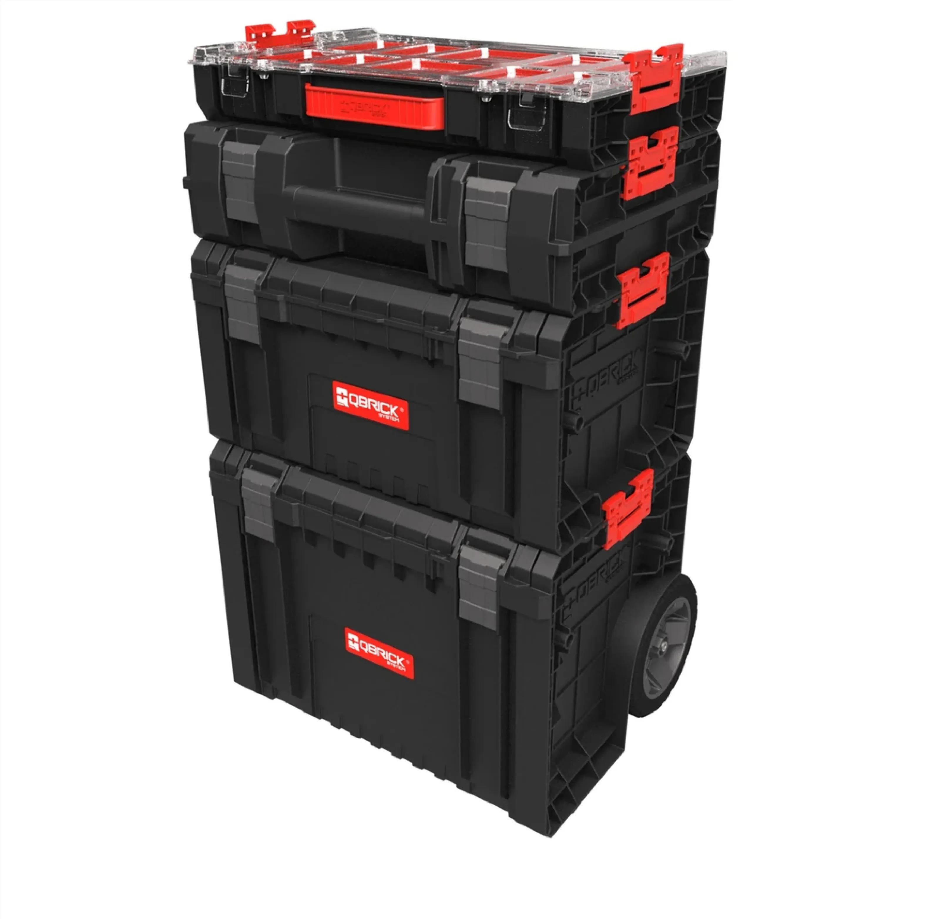 Набір ящиків для інструментів на колесах, 18", 450x390x785, SYSTEM PRO Set 5in1, Z255710PG002, QBRICK - 349862