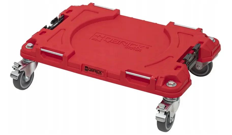 Набір ящиків для інструментів на платформі, 21", 525x345x885, SYSTEM PRO Drawer Workshop Set 4 Red, Z258360PG003, QBRICK - 349892