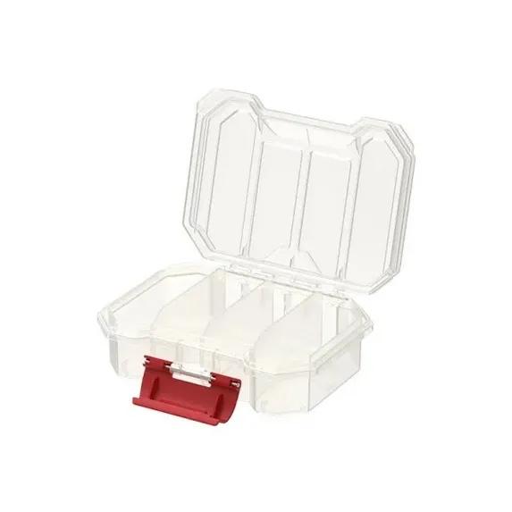 Органайзер для дрібних деталей, 6", 145x110x45, REGULAR Organizer Compact S Transparent, ORGQRCSTRAPG001, QBRICK - 350083