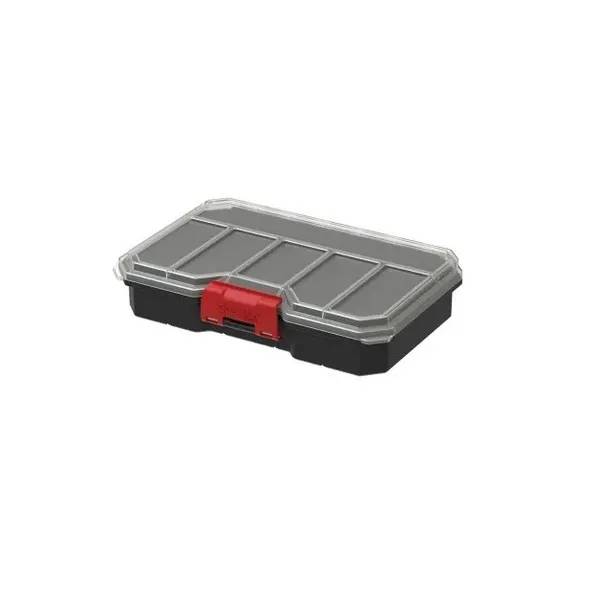 Органайзер для дрібних деталей, 9", 220x147x45, REGULAR Organizer Compact M Black, ORGQRCMCZAPG001, QBRICK - 350084