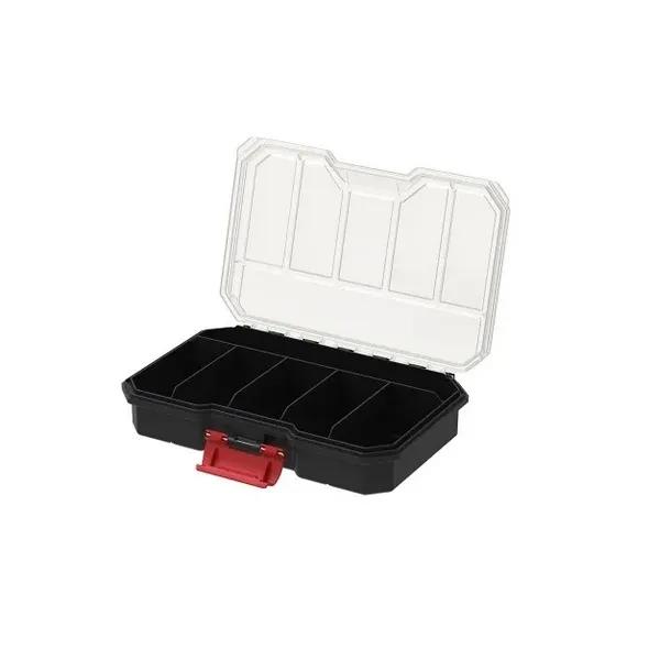 Органайзер для дрібних деталей, 9", 220x147x45, REGULAR Organizer Compact M Black, ORGQRCMCZAPG001, QBRICK - 350085