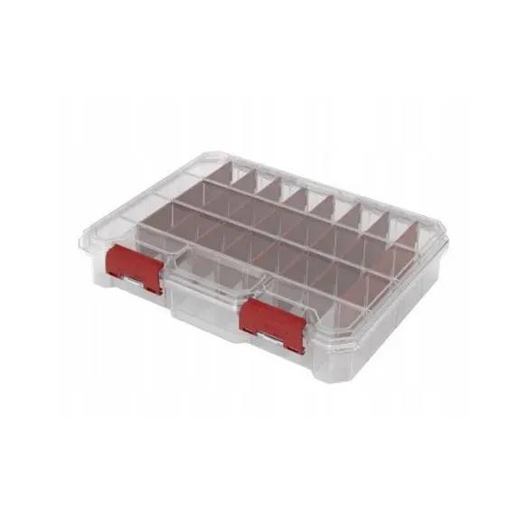 Органайзер для мелких деталей, 11", 290x220x54, REGULAR Organizer Compact L Transparent, ORGQRCLTRAPG001, QBRICK - 350090