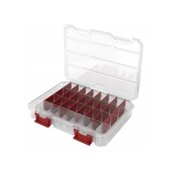 Органайзер для мелких деталей, 11", 290x220x54, REGULAR Organizer Compact L Transparent, ORGQRCLTRAPG001, QBRICK - 350091