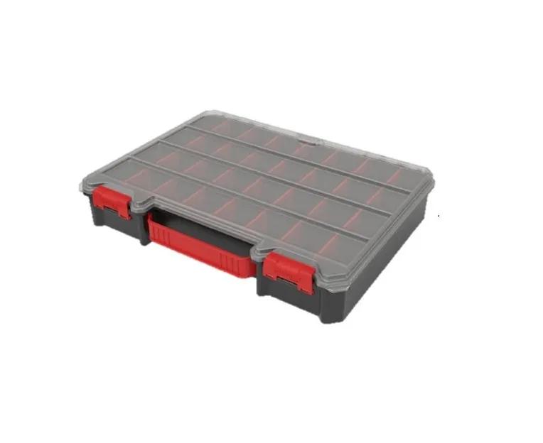 Органайзер для дрібних деталей, 15", 390x285x69, REGULAR Organizer Compact XL Black, ORGQRCXLCZAPG001, QBRICK - 350093