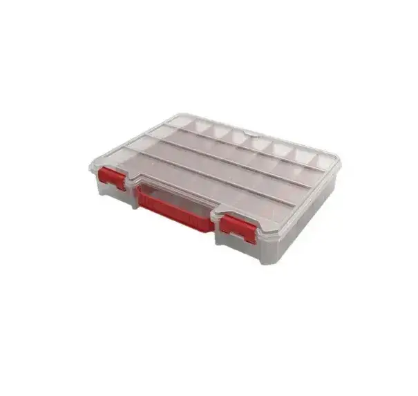 Органайзер для дрібних деталей, 15", 390x285x69, REGULAR Organizer Compact XL Transparent, ORGQRCXLTRAPG001, QBRICK - 350095