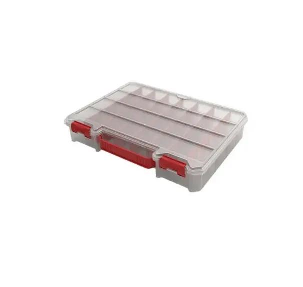 Органайзер для дрібних деталей, 15", 390x285x69, REGULAR Organizer Compact XL Transparent, ORGQRCXLTRAPG001, QBRICK - 350095